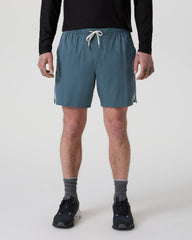 Trail Short 2.0 Pacific/Heather Grey Running Shorts | Vuori for sale