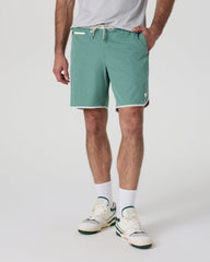 Banks Short Hedge Green Linen Texture | Vuori online