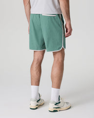 Banks Short Hedge Green Linen Texture | Vuori online