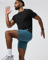 Elevate Kore Short Lined 7" Light Deep Sea Performance Shorts | Vuori onsale