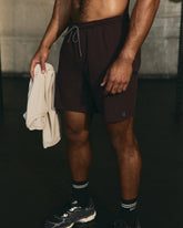Grafton Short Lined 7" Men's Raisin Training Shorts | Vuori sale