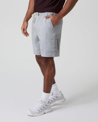 Sunday Performance Utility Short Classic Fit 8" Platinum Heather | Vuori online