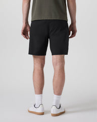 Cascade Crinkle Elastic Waist Short Classic Fit 8" Black | Vuori discount