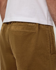 Optimist Elastic Waist Short 8" Men's Rum Relaxed Shorts | Vuori for sale