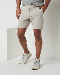 Ponto Short Men's Dark Salt Heather Jogger Shorts | Vuori onsale
