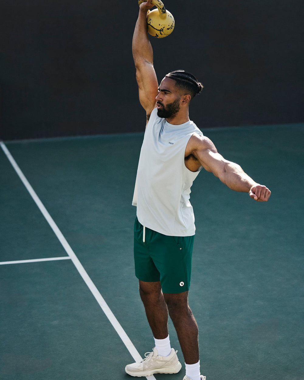 Kore Short Lined 7" Men's Viridian Athletic Fit Shorts | Vuori onsale