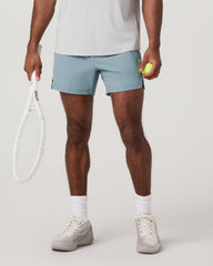 Crosscourt Short Unlined 5" Men's Mist Tennis Shorts | Vuori onsale