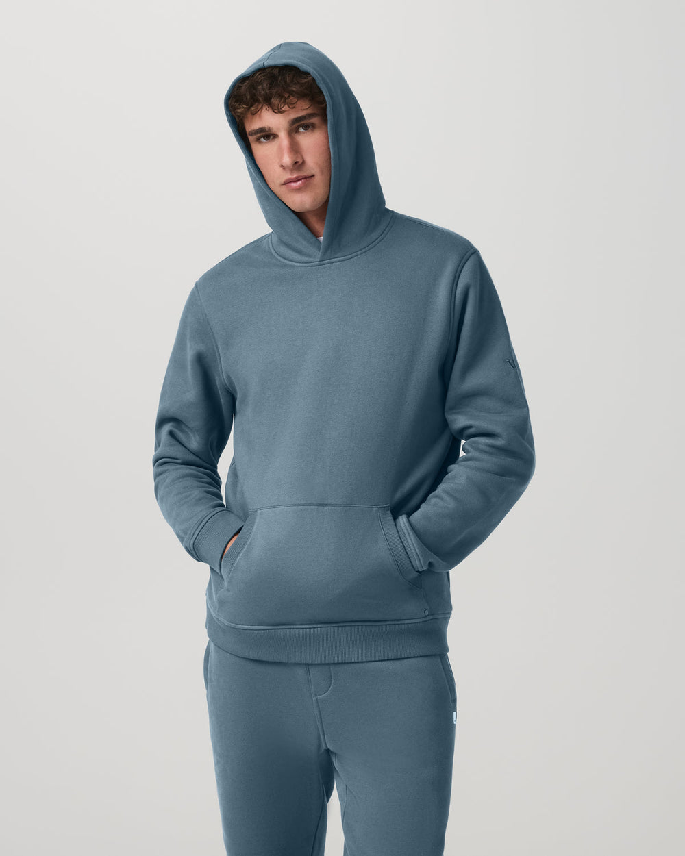 Seaside Pullover Hoodie Blue Sea Heavyweight Hoodie | Vuori for sale