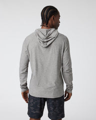 Strato Tech Hoodie Men's Heather Grey Workout Hoodie | Vuori for sale