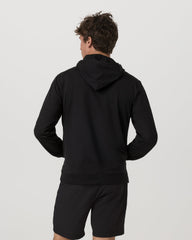 Coronado Full Zip Hoodie 2.0 Men's Black Heather Jacket | Vuori outlet