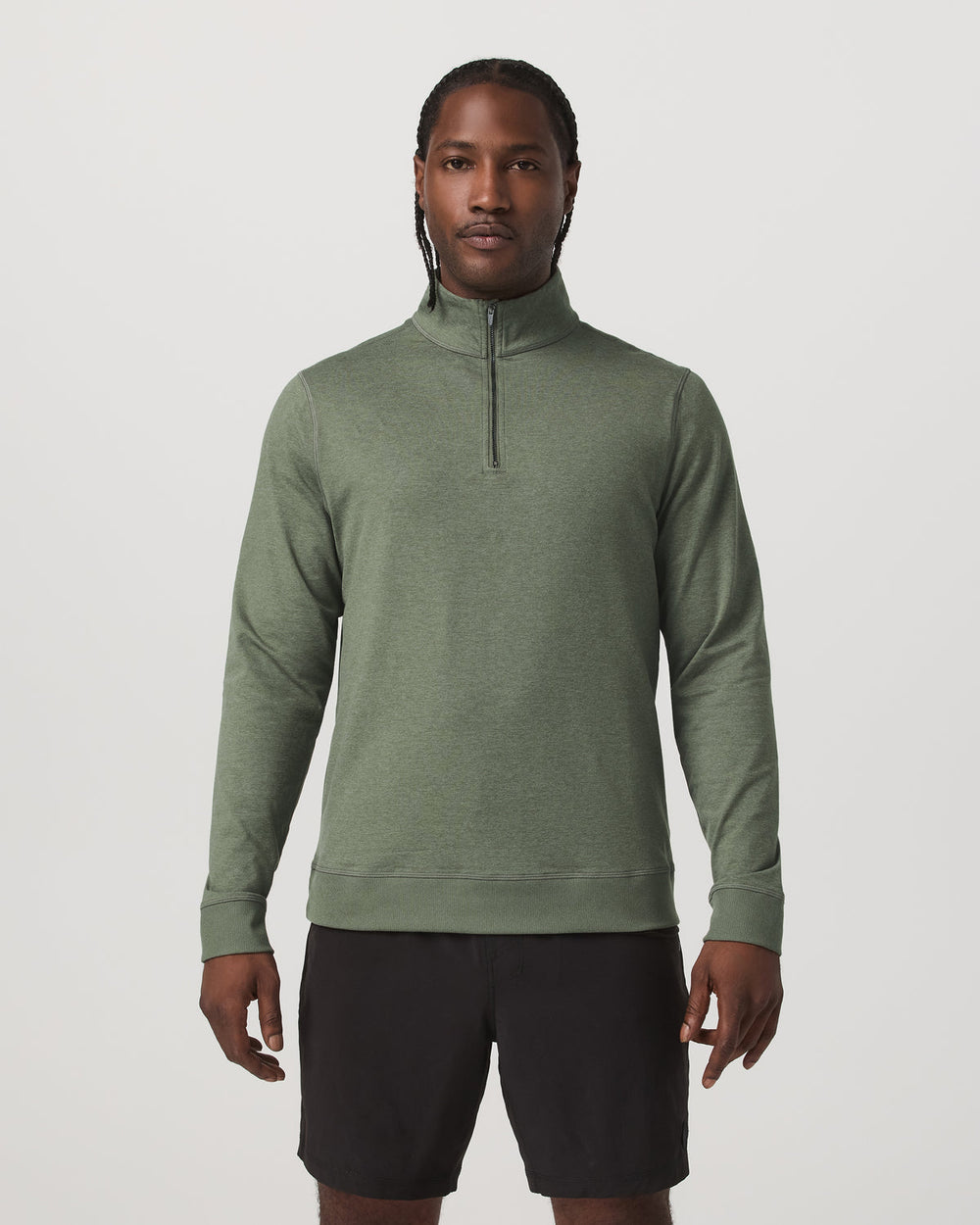 Coronado Half Zip Men's Light Oregano Heather Pullover | Vuori online
