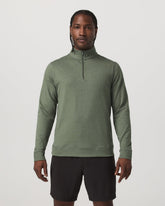 Coronado Half Zip Men's Light Oregano Heather Pullover | Vuori online