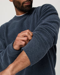Beach Fleece Crew Men's Ink Heather Crewneck | Vuori shop