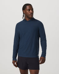 Strato Tech Hoodie Men's Navy Workout Hoodie | Vuori sale