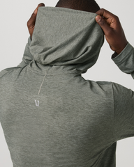 Long Sleeve Everyday Fitness Hoodie River Rock Heather | Vuori online