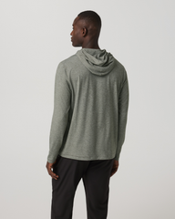 Long Sleeve Everyday Fitness Hoodie River Rock Heather | Vuori online