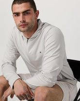 Ponto Full Zip Hoodie Men's Salt Heather Hoodie | Vuori shop