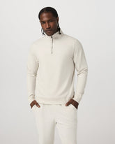 Coronado Half Zip Men's Ivory Heather Pullover | Vuori sale