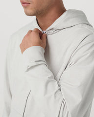 Coronado Full Zip Hoodie 2.0 Men's Salt Heather Jacket | Vuori outlet