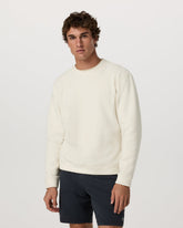 Beach Fleece Crew Men's Bone Heather Crewneck | Vuori shop