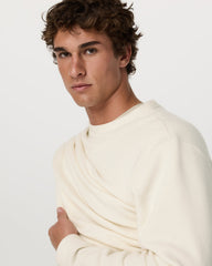 Beach Fleece Crew Men's Bone Heather Crewneck | Vuori shop