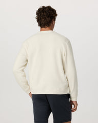 Beach Fleece Crew Men's Bone Heather Crewneck | Vuori shop
