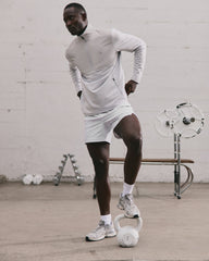 Sunday Element 1/2 Zip Men's Frost Grey Pullover | Vuori shop