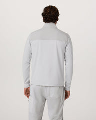 Sunday Element 1/2 Zip Men's Frost Grey Pullover | Vuori shop