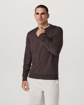 Ponto Performance Crew Men's Sangria Heather Crew Neck | Vuori outlet
