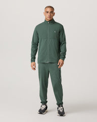 Men's Sunday Element Track Jacket Agate Green Heather | Vuori for sale