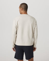 Coronado Crew - Relaxed Fit Men's Ivory Heather Crew | Vuori shop