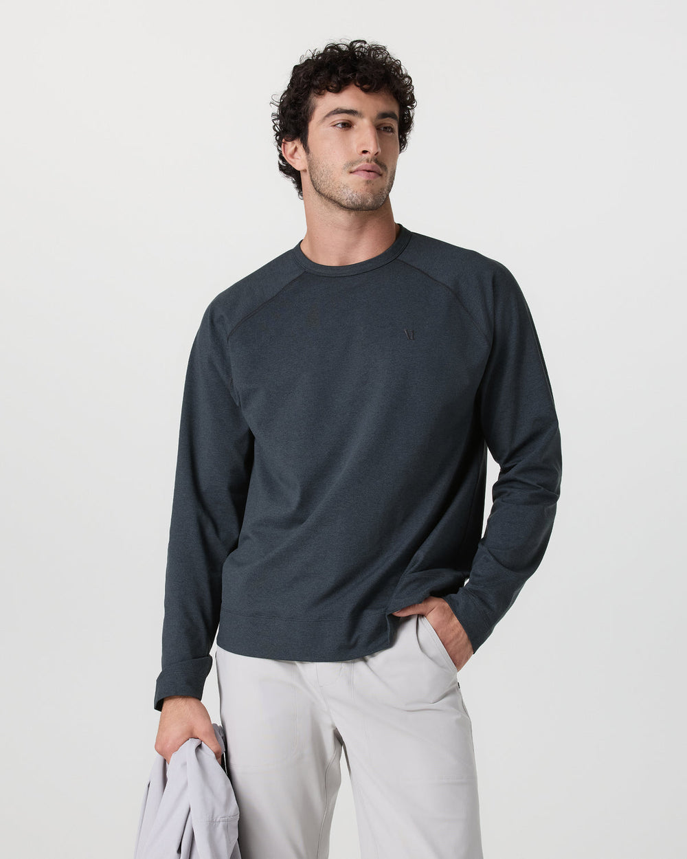 Coronado Crew Midnight Heather | Vuori sale