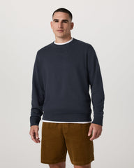 Cypress Logo Crew Men's Navy Sweatshirt | Vuori onsale