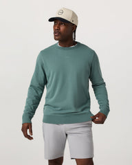 Cypress Logo Crew Men's Bluegrass Sweatshirt | Vuori online
