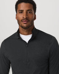 Ease Performance Half Zip 2.0 Charcoal Heather | Vuori outlet
