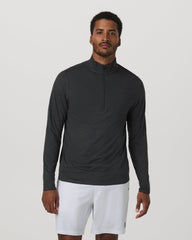 Ease Performance Half Zip 2.0 Charcoal Heather | Vuori outlet