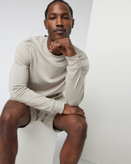 Ponto Performance Crew Dark Salt Heather Pullover | Vuori online