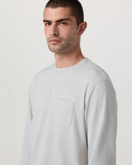 Jeffreys Crew 2.0 Men's Winter Grey Heather Pullover | Vuori discount