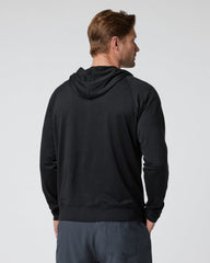 Ponto Performance Half Zip Hoodie Men's Black Half Zip | Vuori shop