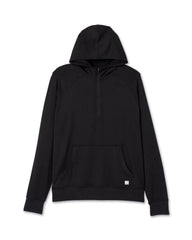 Ponto Performance Half Zip Hoodie Men's Black Half Zip | Vuori shop