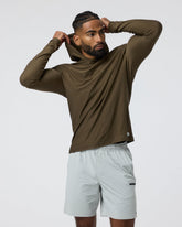 Strato Tech Hoodie Men's Moss Green Workout Hoodie | Vuori discount