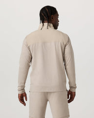 Sunday Element 1/2 Zip Men's Toast Heather Pullover | Vuori shop