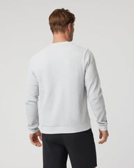 Jamestown Crew Men's Frost Grey Waffle Crewneck | Vuori sale