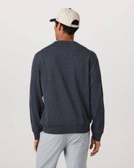 Jeffreys Crew 2.0 Men's Navy Heather Pullover Crewneck | Vuori sale