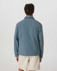 V1 Coach Jacket Men's Blue Sea Jacket | Vuori sale