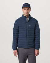 Men's Steadfast Insulated Full Zip Jacket Blue Coast | Vuori shop