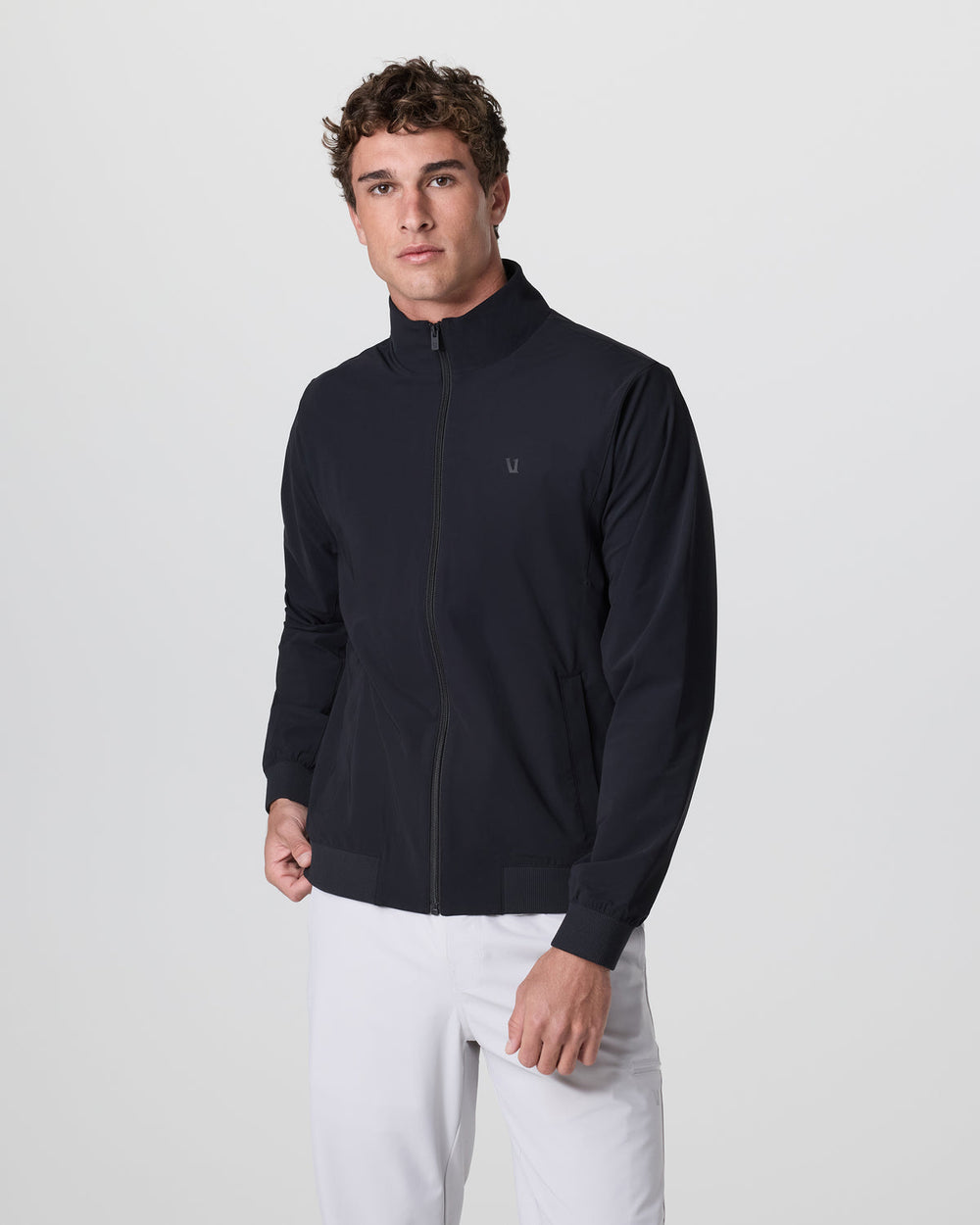 Fleet Jacket Men's Black Lightweight Jacket | Vuori for sale