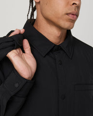 Nomad Insulated Shirt Jacket Men's Black Jacket | Vuori for sale