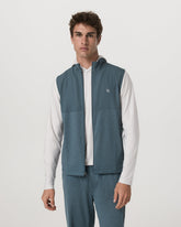 Sunday Element Vest Blue Sea Heather Full-Zip Vest | Vuori onsale