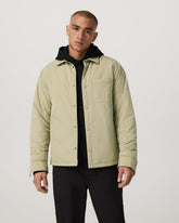 Nomad Insulated Shirt Jacket Men's Celery Seed Jacket | Vuori shop